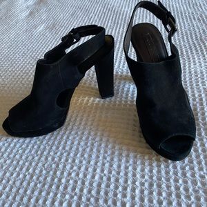 banana republic black heels